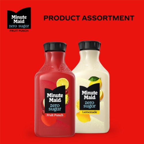 Minute Maid® Zero Sugar Fruit Punch Bottle Perspective: bottom