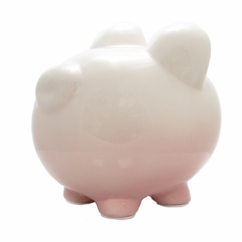 Pink Ombre Piggy Bank