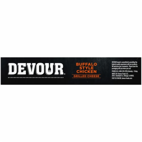 DEVOUR Buffalo Style Chicken Griled Cheese Frozen Meal Perspective: bottom