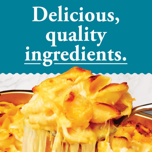 Home Bake 425°/:30 Homestyle Mac & Cheese Frozen Family Meal Side Dish Perspective: bottom