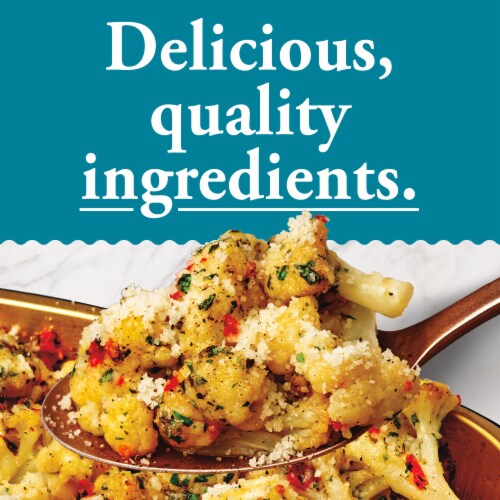 Home Bake 425°/:30 Italian Style Cauliflower Frozen Family Meal Veggie Dish Perspective: bottom