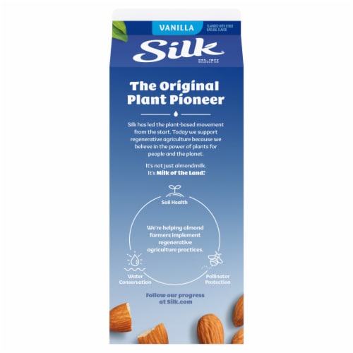 Silk® Vanilla Almond Milk Perspective: bottom