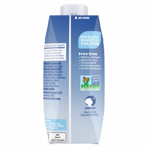 Silk Dairy Free Shelf Stable Vanilla Almond Milk Perspective: bottom