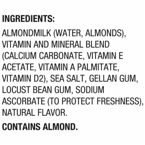 Silk Dairy Free Shelf Stable Unsweeted Original Almond Milk Quart Perspective: bottom