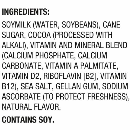 Silk Dairy Free Shelf Stable Chocolate Soy Milk Perspective: bottom