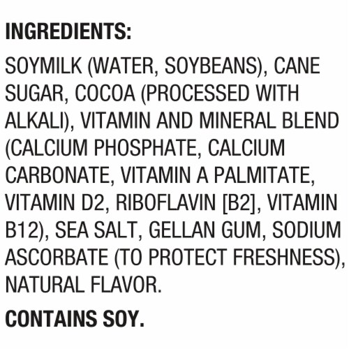Silk Dairy Free Shelf Stable Chocolate Soy Milk Perspective: bottom