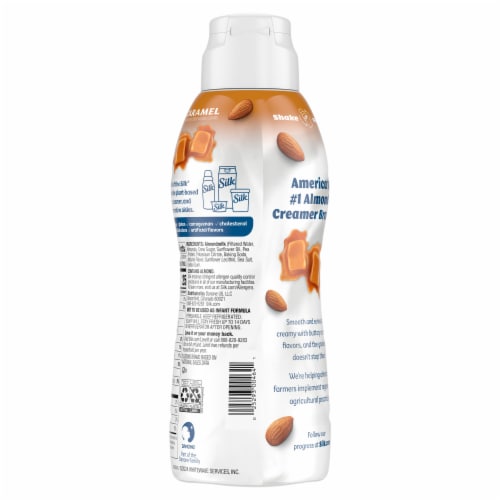 Silk Dairy Free Caramel Almond Coffee Creamer Perspective: bottom