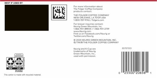 Folgers Classic Medium Roast K Cup Coffee Pods 32 pk Kroger