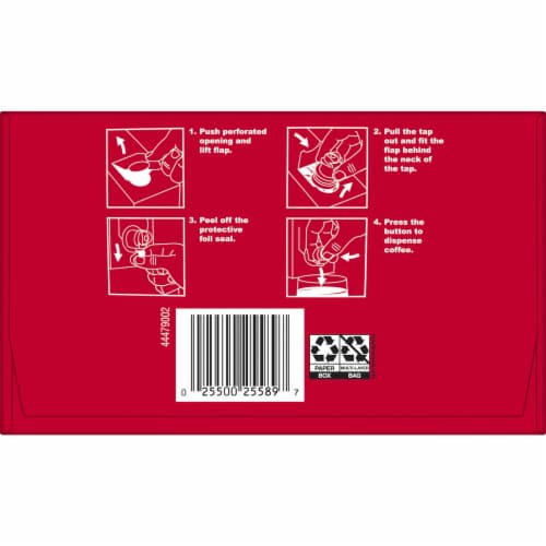 Folgers Fridge Pack Ready To Drink Coffee Perspective: bottom