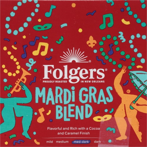 Folgers® Mardi Gras Blend K-Cup® Coffee Perspective: bottom