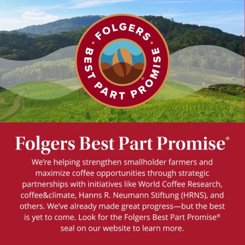 Folgers French Vanilla Artificially Flavored Ground Coffee, Medium Roast Perspective: bottom