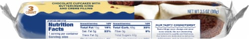 Tastykake® Creme Filled Buttercream Chocolate Cupcakes Perspective: bottom