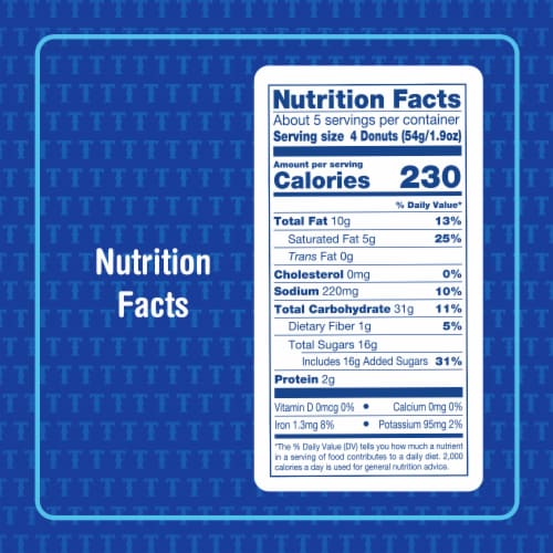 Tastykake Cinnamon Mini Donuts Shareable Donuts Perspective: bottom