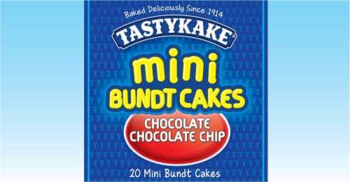 Tastykake Chocolate Chip Mini Bundt Cakes Perspective: bottom