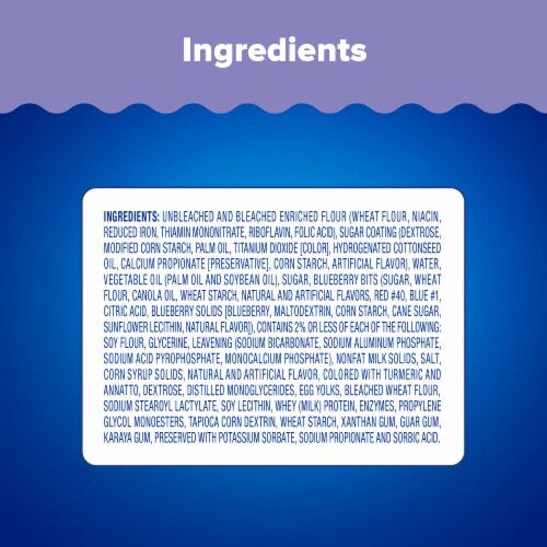 Tastykake Blueberry Mini Donuts, Shareable Blueberry Flavored Powered Donuts Perspective: bottom