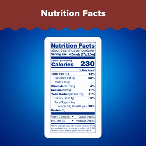 Tastykake Pumpkin Spice Flavored Mini Donuts, Shareable Pumpkin and Cinnamon Donuts, 10 oz Bag Perspective: bottom