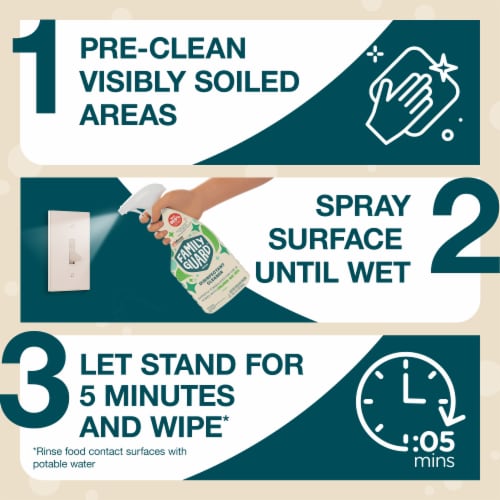 Family Guard™ Fresh Scent Disinfectant Cleaner Perspective: bottom