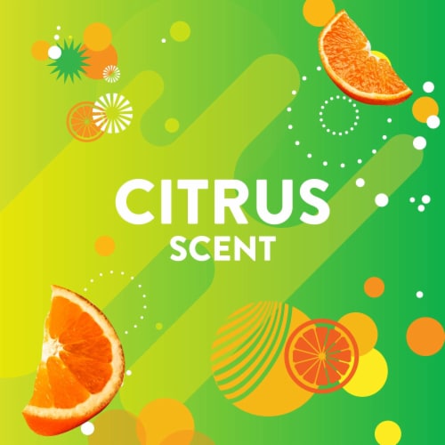 Scrubbing Bubbles Bathroom Grime Fighter Disinfectant Cleaner Citrus Scent Perspective: bottom