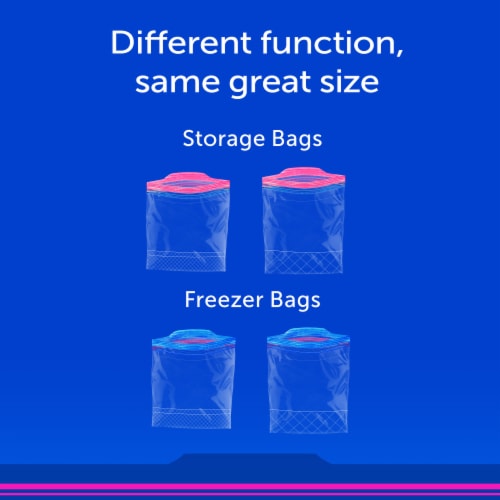 Ziploc® Brand Storage Bags with Stay Open Design for Easy Filling, 1 gal, 80 ct Perspective: bottom
