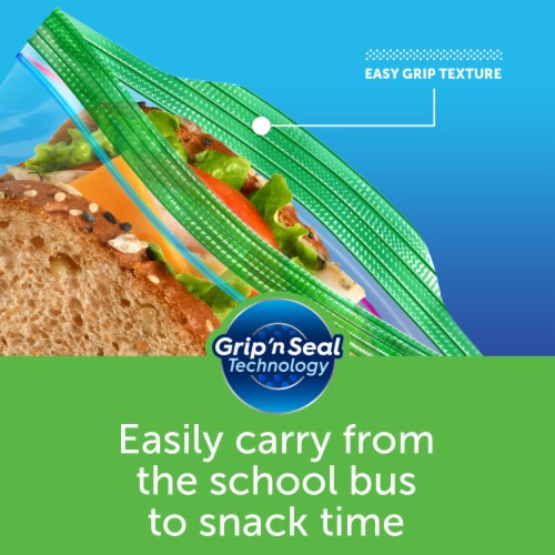 Ziploc Sandwich & Snack Lunch Pack Bags Perspective: bottom