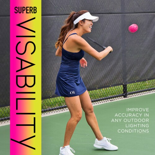 Franklin Pickleball Balls - Pink Perspective: bottom