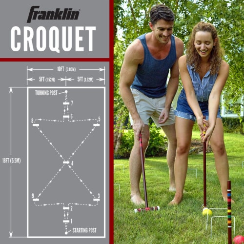 Franklin Starter Croquet Set Perspective: bottom