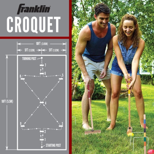 Franklin Professional Croquet Set Perspective: bottom
