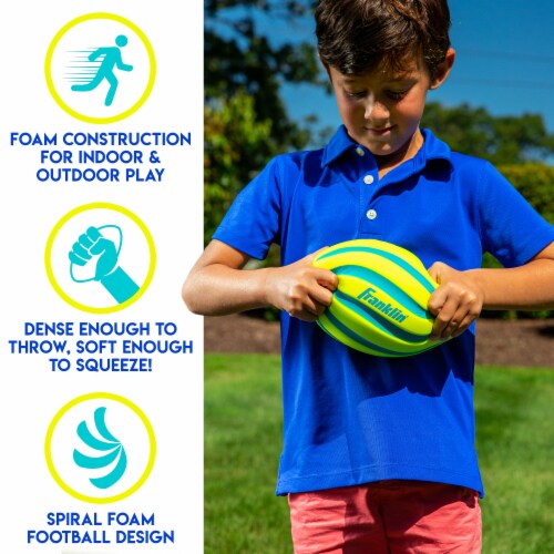 Franklin Sports 9 Inch Probrite Spiral Foam Football Perspective: bottom