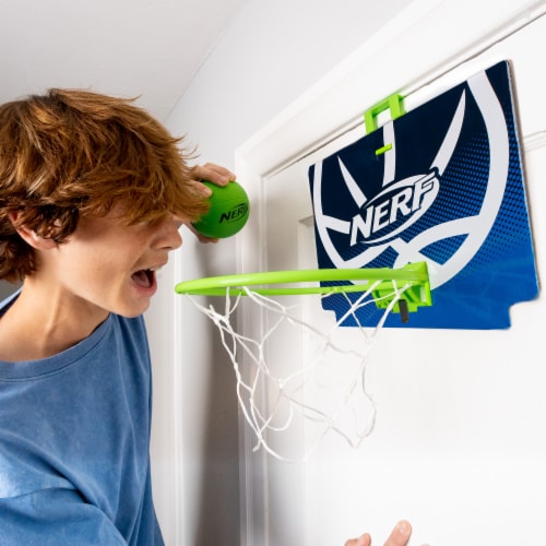 Nerf Nerfoop Mini Over the Door Basketball Hoop Set - Green Perspective: bottom
