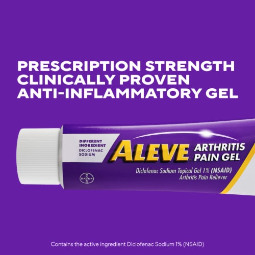Aleve® Arthritis Pain Relief Diclofenac Sodium 1% Topical Gel Perspective: bottom