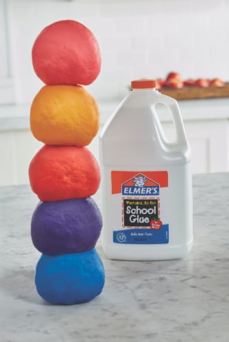 Elmer's Liquid School Glue, Washable, Great for Making Slime, 1 Gallon, 1 Count Perspective: bottom