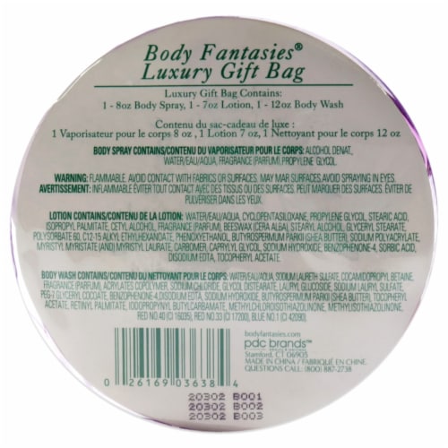 Body Fantasies® Signature Japanese Cherry Blossom Luxury Gift Bag Set Perspective: bottom
