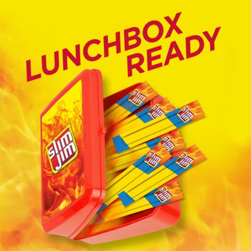 Slim Jim Mild Snack Sticks Meat Snack Perspective: bottom