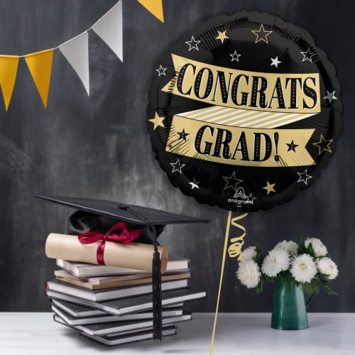 Congrats to the Grad Helium Filled Balloon Perspective: bottom
