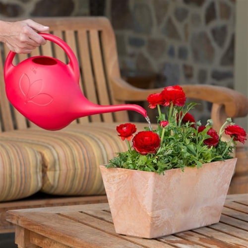 Novelty (#30605) Indoor Watering Can, 1/2 Gallon, Red Perspective: bottom