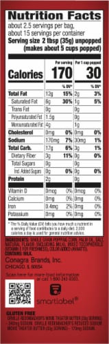 Orville Redenbacher's Reduced Sodium Movie Theater Butter Flavored Microwave Popcorn Perspective: bottom