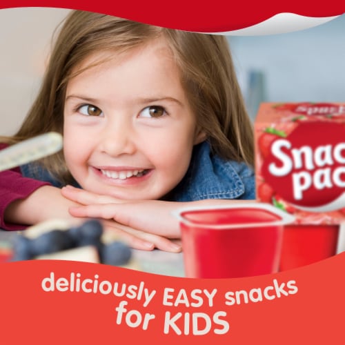 Snack Pack Strawberry Flavored Juicy Gels Perspective: bottom