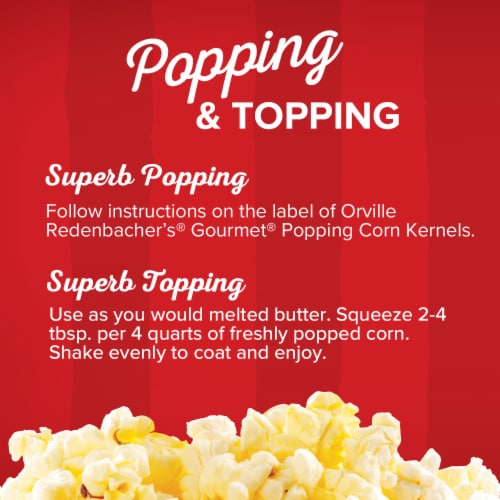 Orville Redenbacher's Popping & Topping Buttery Flavored Oil Perspective: bottom