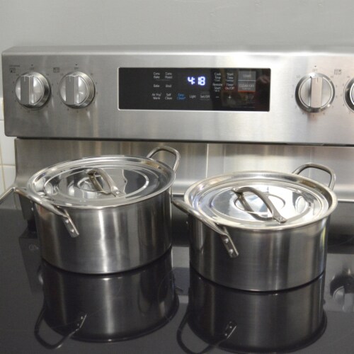 8 Piece Stainless Steel Stock Pot Set, 1 - Kroger