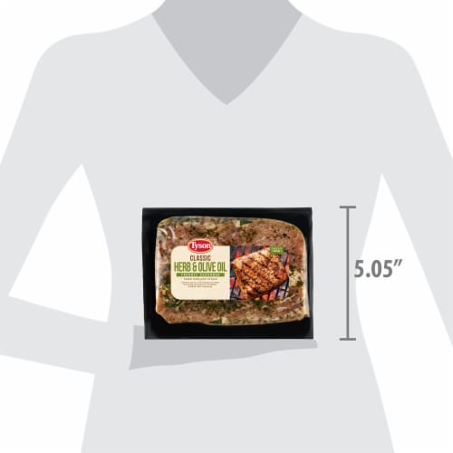 Tyson® Pork Griller Steak Herb and Olive Oil Marinade Perspective: bottom