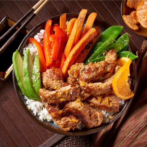 Tyson® Pork Strips Spicy Orange Perspective: bottom