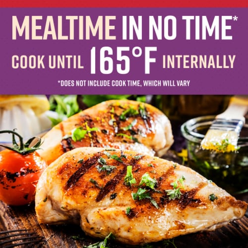 Tyson® Chicken Breast Filets Classic Garlic & Herb Freshly Seasoned Boneless Skinless Ready to Cook Perspective: bottom