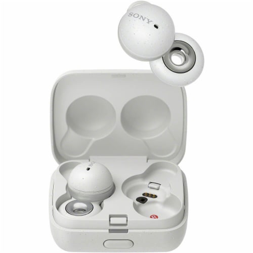 Sony LinkBuds Truly Wireless Earbuds - White Perspective: bottom