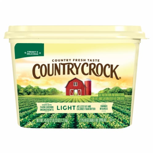 Country Crock® Light Vegetable Oil Spread Perspective: bottom