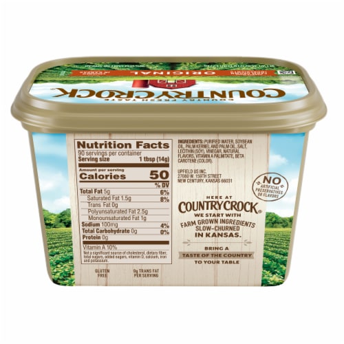 Country Crock Original Buttery Spread Perspective: bottom