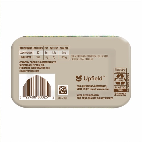 Country Crock Original Vegetable Oil Spread Perspective: bottom