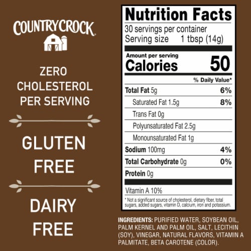 Country Crock Cinnamon Honey Spread Tub Perspective: bottom