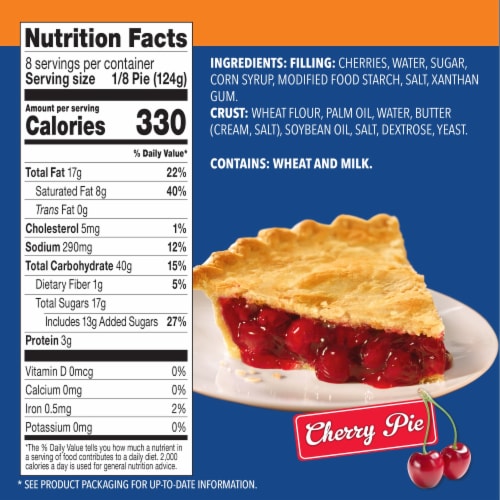 Mrs. Smith's Frozen Original Flaky Crust Cherry Pie Perspective: bottom