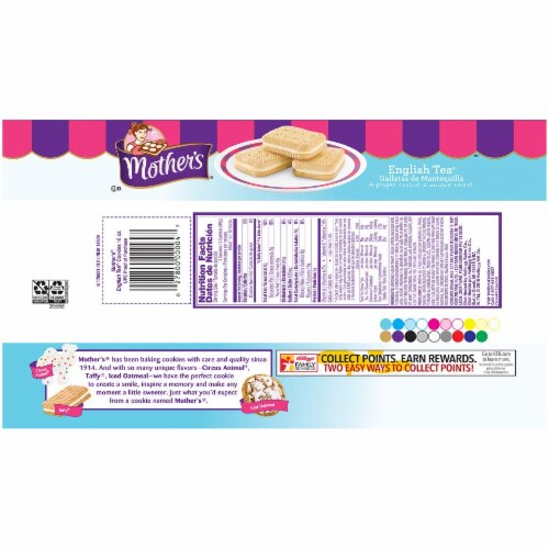 Mother's English Tea Cookies Perspective: bottom