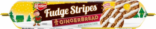 Keebler® Fudge Stripes™ Gingerbread Cookies Perspective: bottom